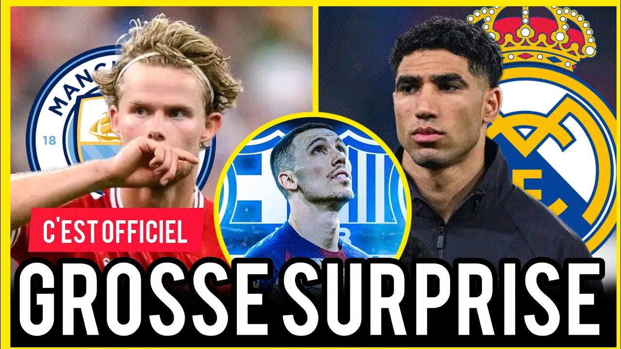 🚨GROS ACTU FOOT : Hakimi De Retour Au Real ? S&eacute;n&eacute;gal Au TAS, Le Bar&ccedil;a Cible Grimaldo,Etc..