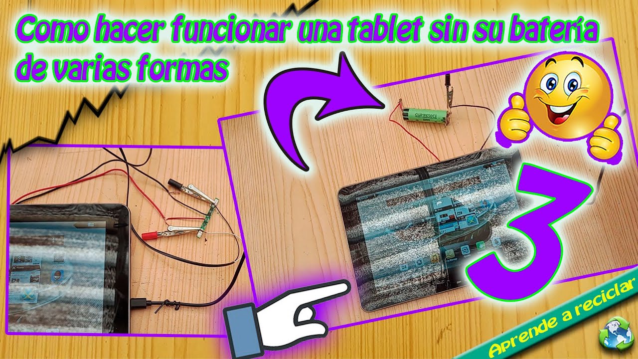 Como hacer funcionar una tablet sin su batería de varias formas