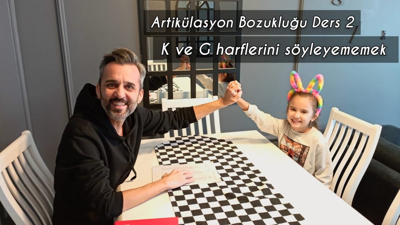 Artikülasyon Bozuklugu Ders 2 - K ve G harflerini soyleyememek