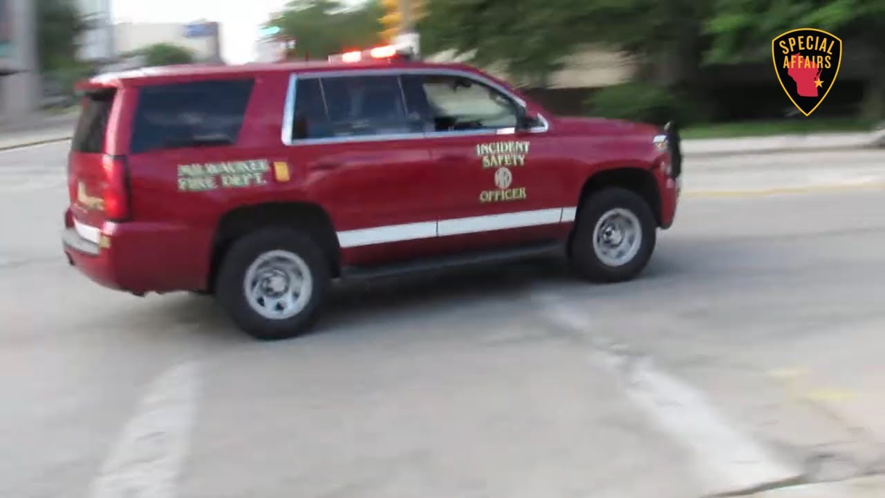Milwaukee Fire Trucks Responding Compilation