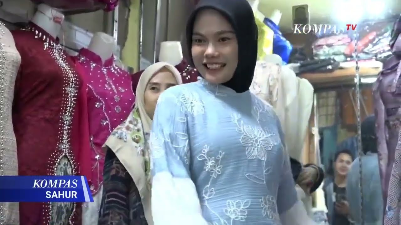 Tren Baju Lebaran  Gamis Binor Laris Manis di Pasar Kota Palembang, Begini Modelnya