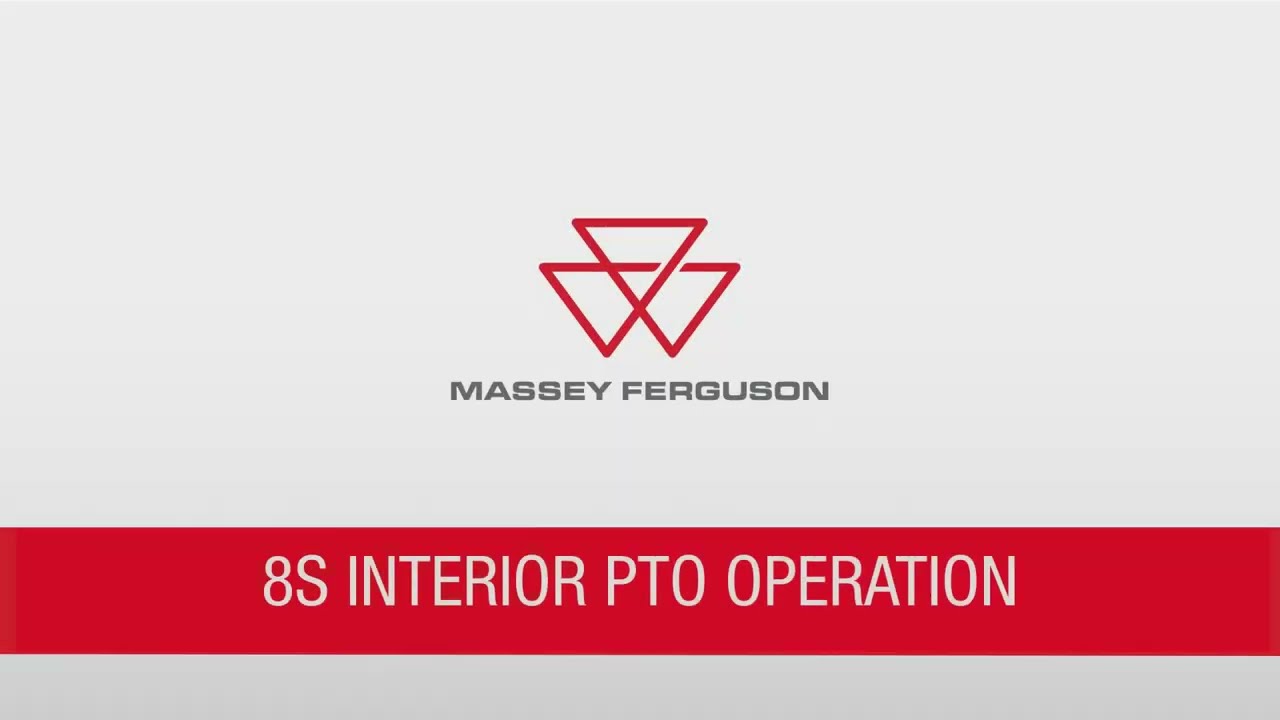 Massey Ferguson 8S stationary PTO operation