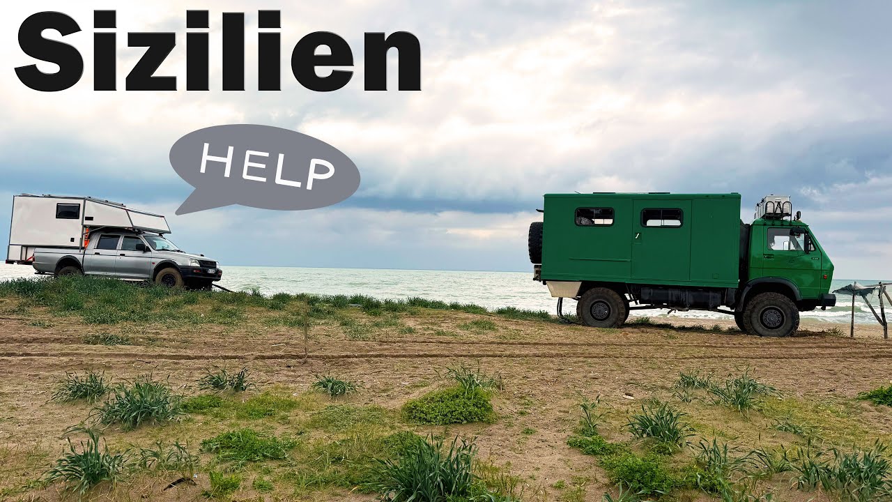 Vulkanausbruch bei Nacht! - Vanlife auf Sizilien