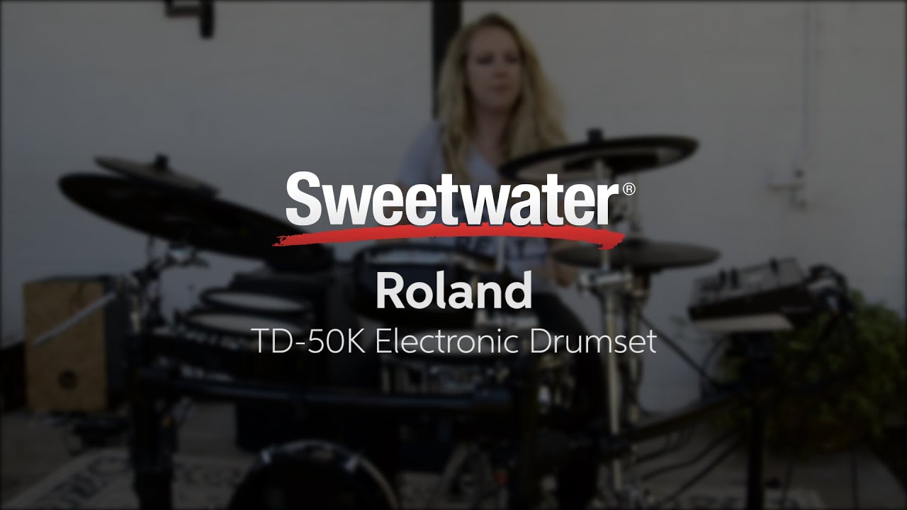Roland TD-50K Electronic Drum Kit Demo