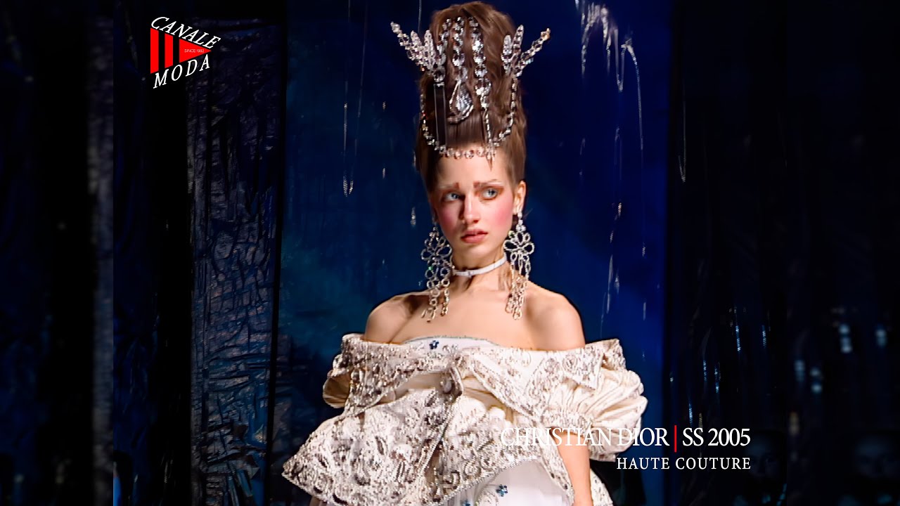 CHRISTIAN DIOR Haute Couture весна-лето 2005 Париж 4K – Canale Moda