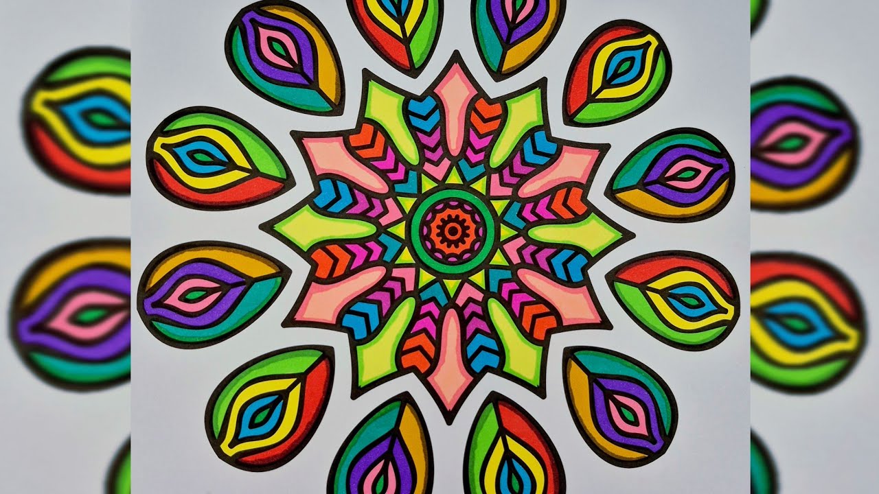 Can Mandala Help Anxiety? | Slow Mandala Coloring for Deep Relaxation