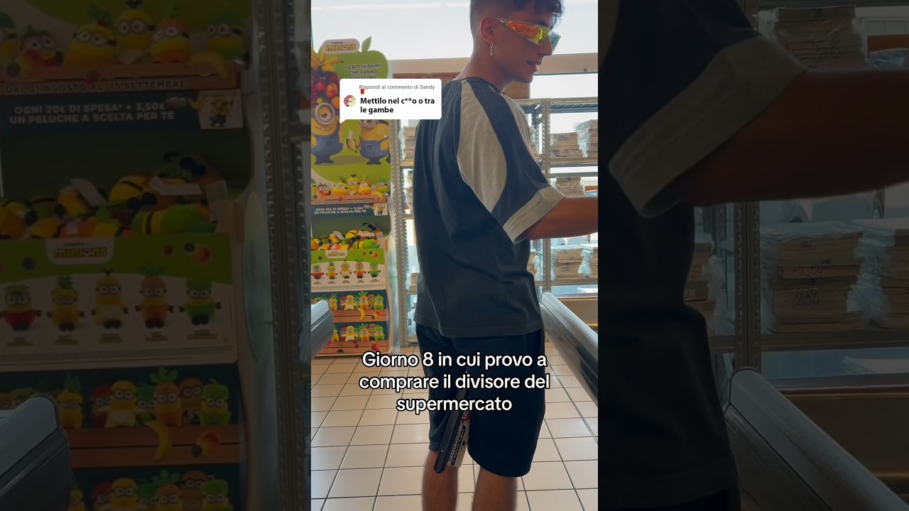 COMPRARE IL DIVISORE DEL SUPERMERCATO🛒Non ci fermer&agrave; un&rsquo;allarme‼️ IG: daigiaste