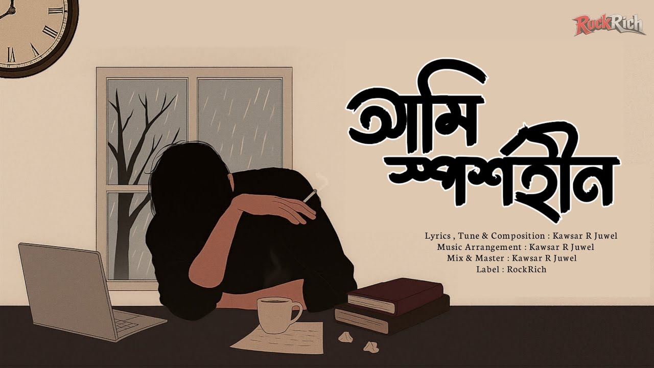 RockRich | Ami Sporshohin | আমি স্পর্শহীন | New Bangla Song 2026 | Official Bangla Lyric Video 2026