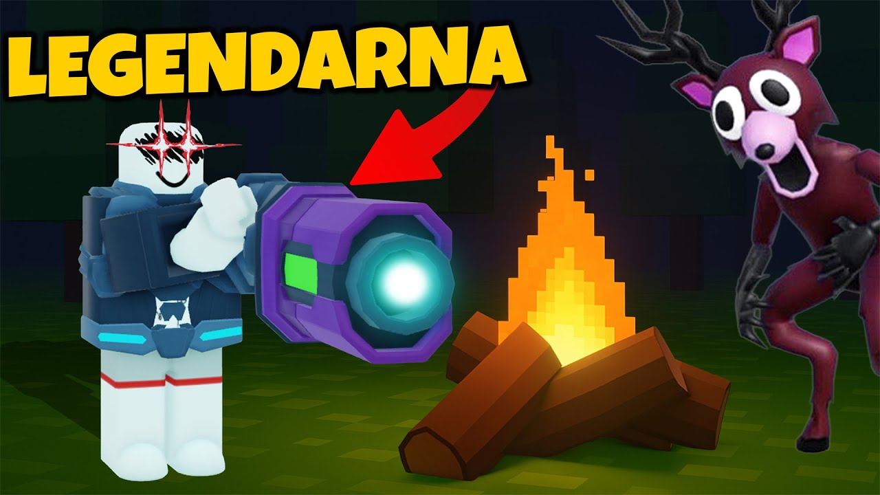❄️ 100 DNI W LESIE ALE MAM LEGENDARNĄ BROŃ!? | ROBLOX |