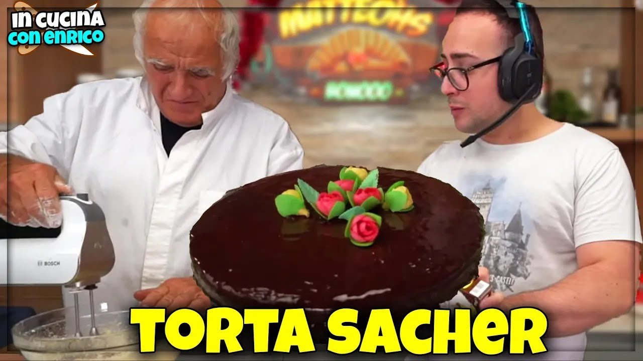 TORTA SACHER di ENRICO CHEF   in CUCINA con MATTEOHS