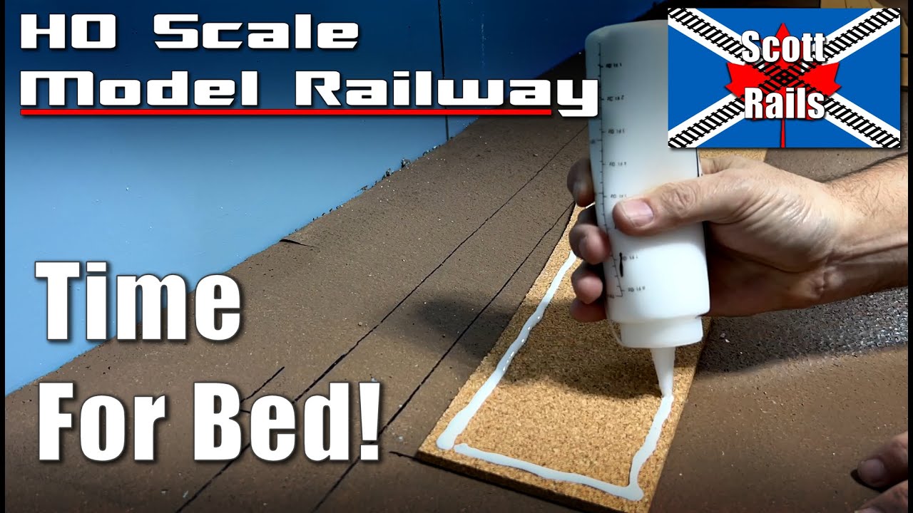 Laying Some Budget Cork Track Bed And Updating The New Layout Plans