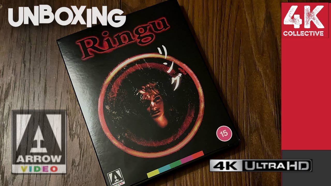 Japanese Horror Ringu - The Ring 4K UltraHD Blu-ray Original Artwork Arrow Limited Edition unboxing