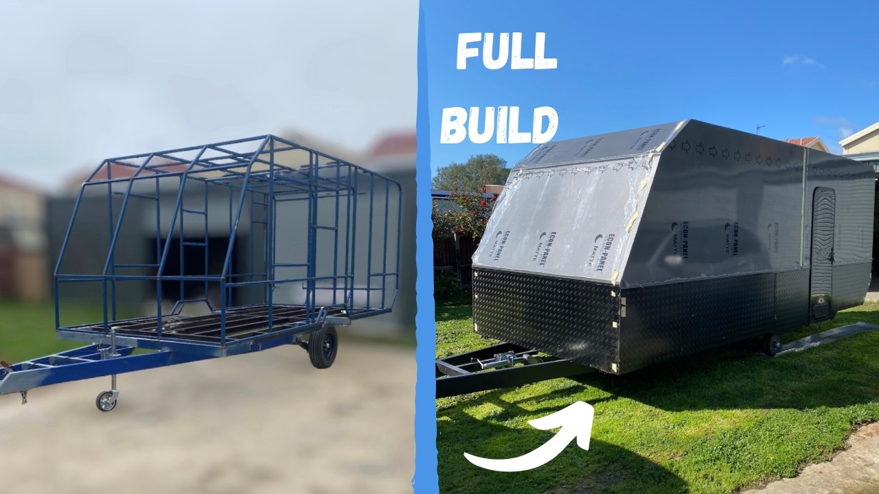 Trailer Tiny Home Build - Exterior Cladding It Looks AMAZING