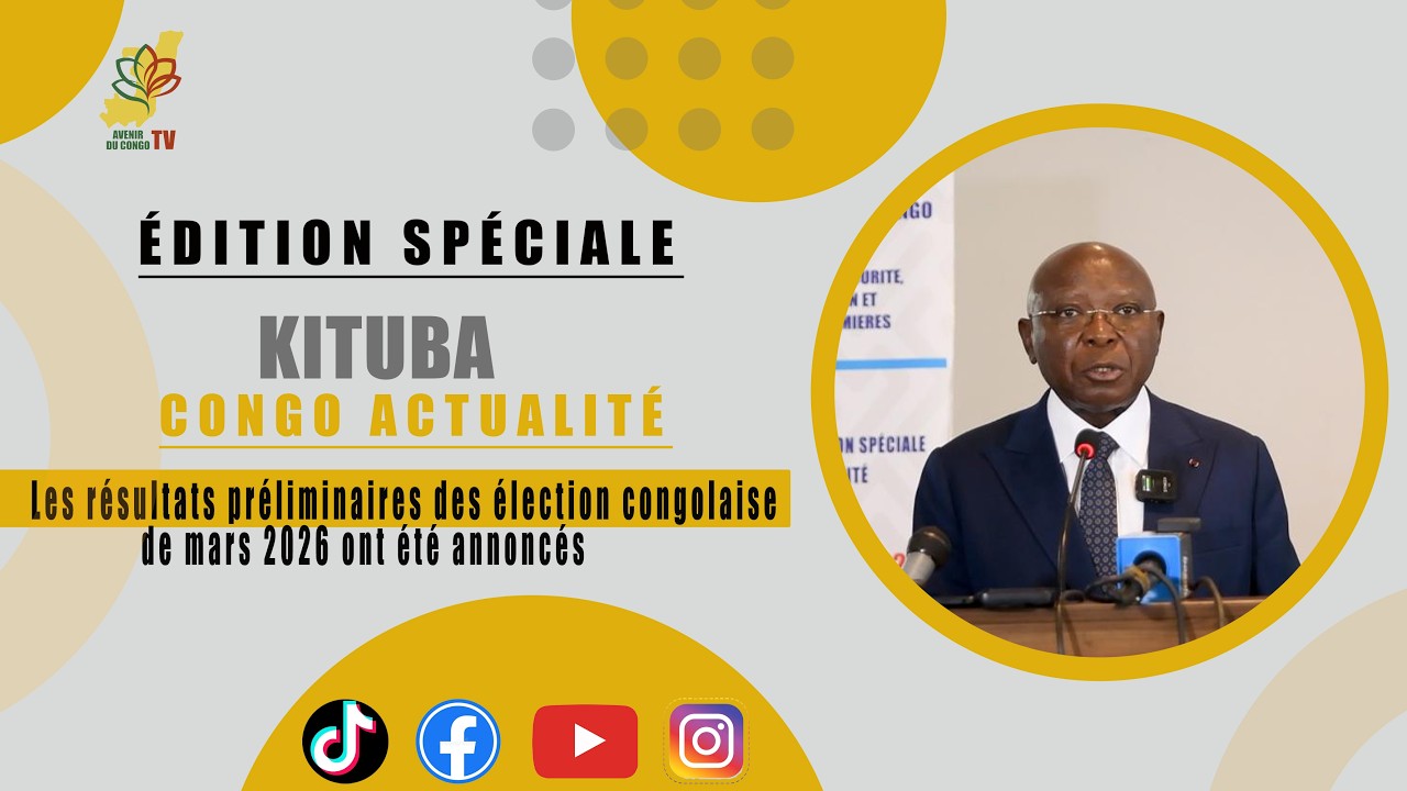 Na ngunga ya nsuka !  Ba me ku pesa Ba résultats préliminaires ya ba voti,ya ku sola mfumu ya yi nsi