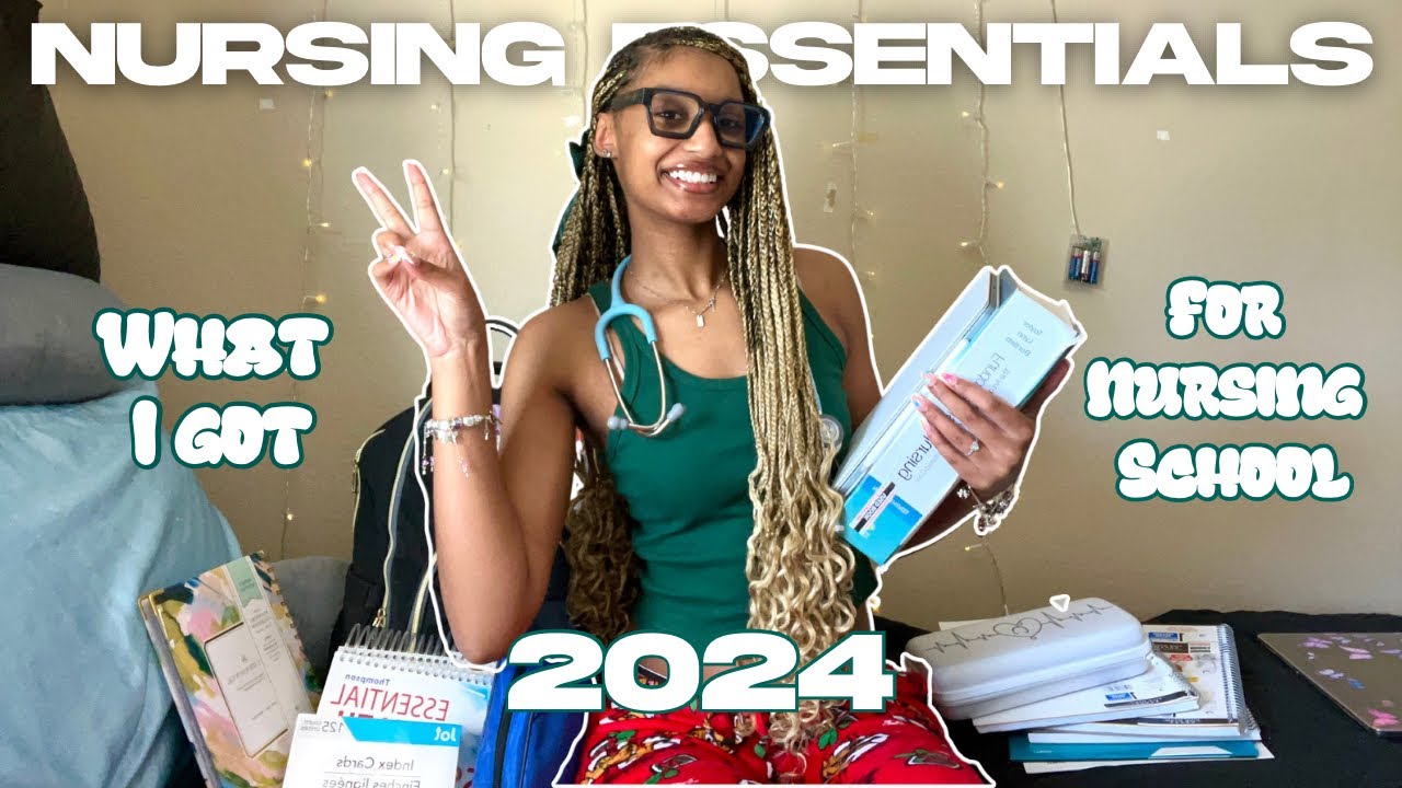 WHAT I GOT FOR NURSING SCHOOL 2024 🩺  *the essentials* college diaires 2| Aniyah Victoria