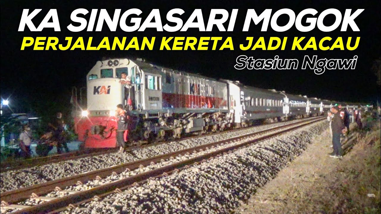 ADA KERETA MOGOK DI NGAWI!! BEGINI PENJELASAN LENGKAPNYA...