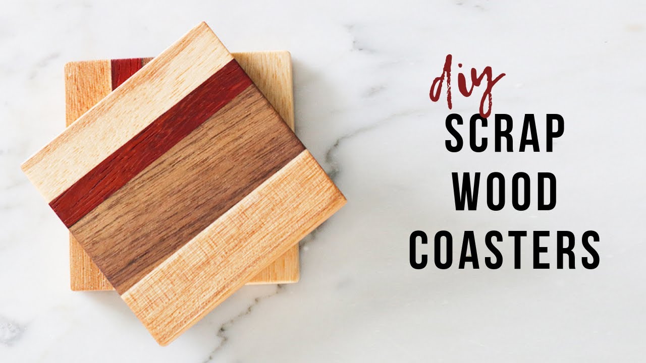 DIY Scrap Wood Coasters With 3 Tools