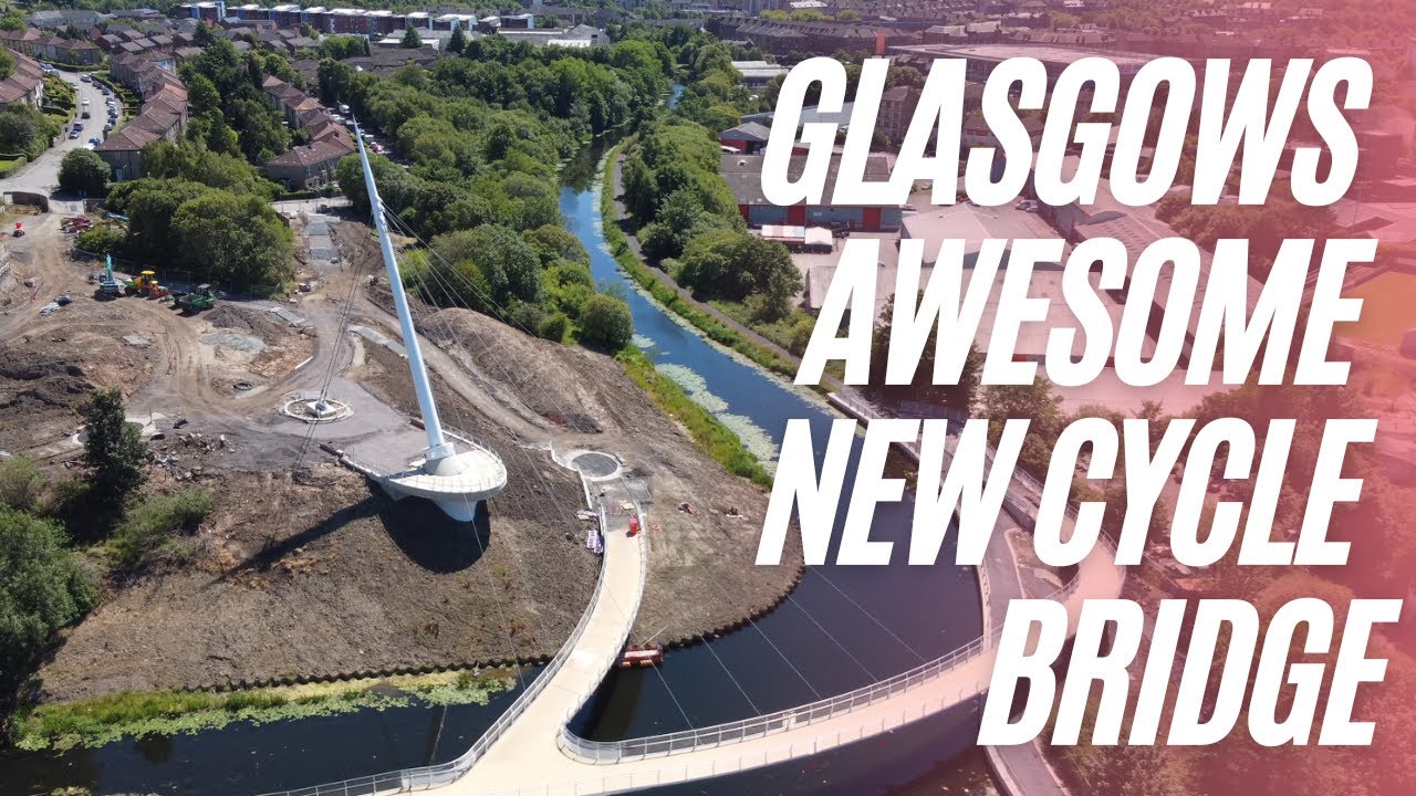 Glasgow's awesome new cycle bridge