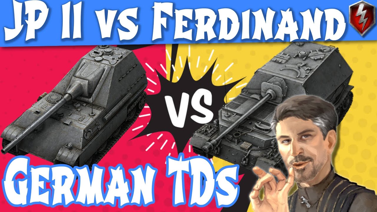 Сравнение танков JPanther II и Ferdinand в WOT Blitz | @Littlefinger в World of Tanks Blitz