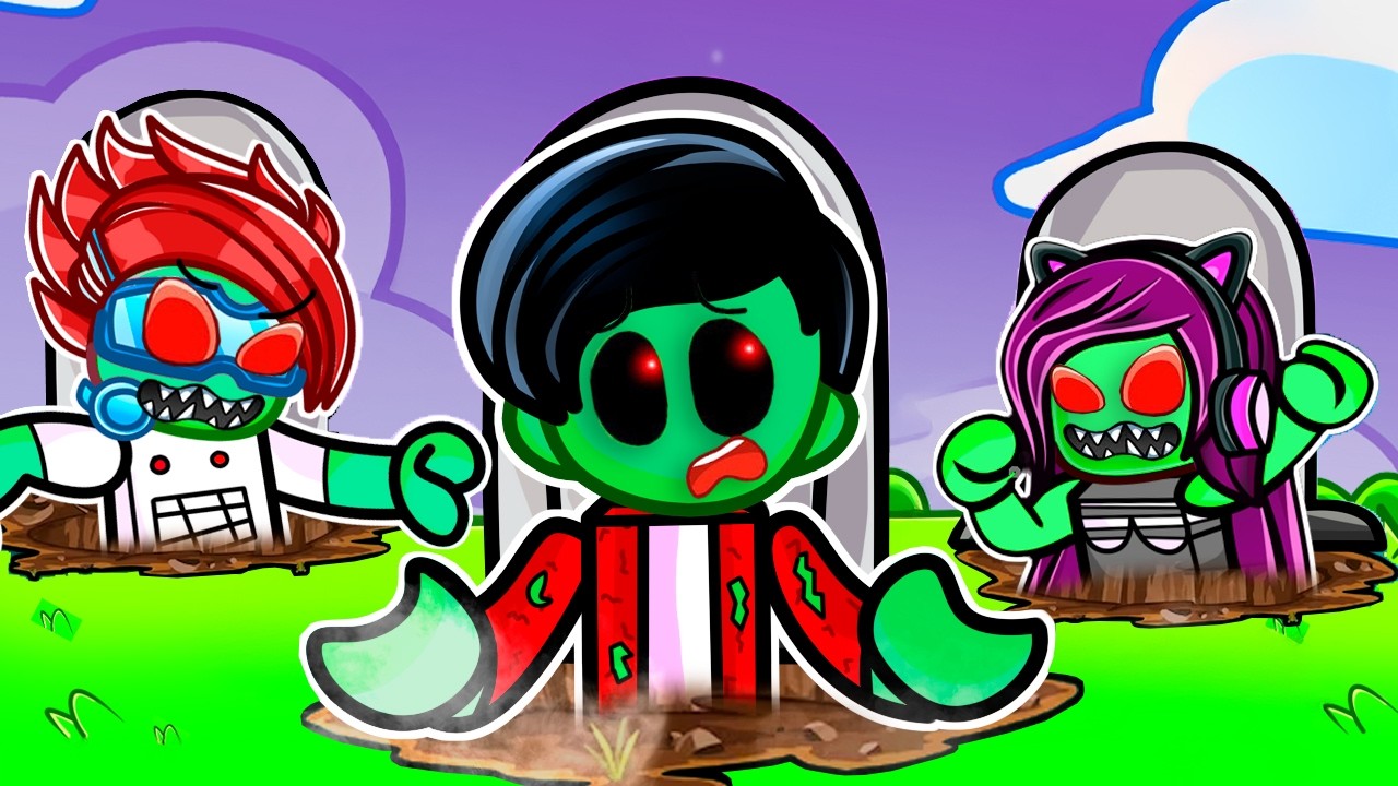 NOS CONVERTIMOS en UNA FAMILIA DE ZOMBIES en ROBLOX! | Karim Juega