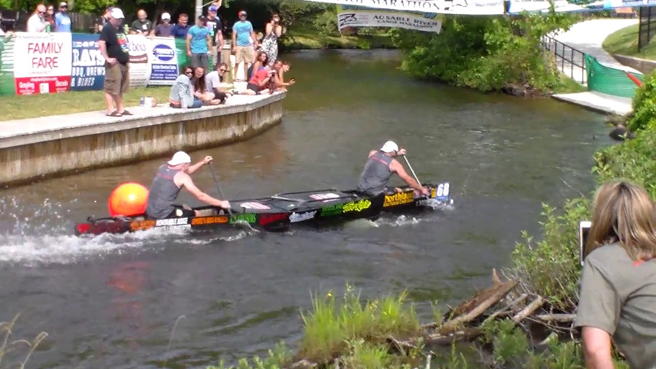 Jason Hatfield - Carson Burmeister Buoy Turn - 2019 Canoe Marathon Sprint