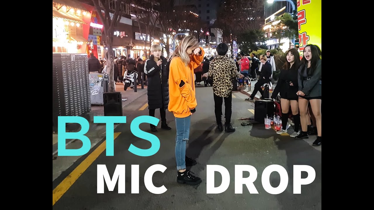 [KPOP IN PUBLIC] cover on BTS - MIC DROP by Alina [Hongdae Street Busking • 홍대버스킹]