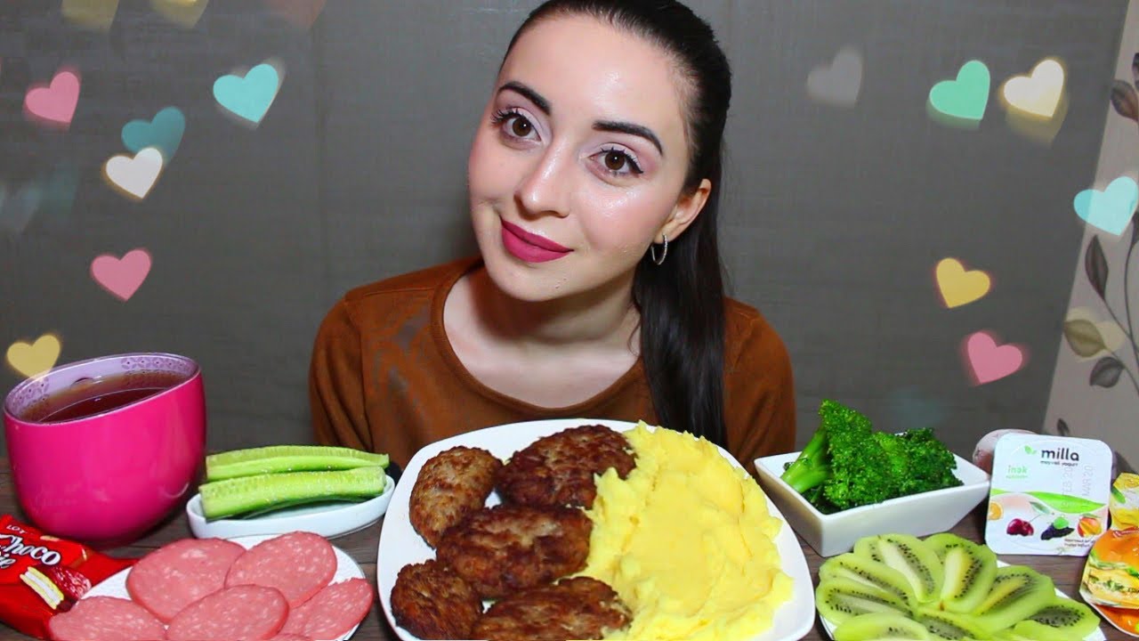 ЗАВАЛИЛА ЭКЗАМЕН ?? ГДЕ МОЯ КНОПКА? MUKBANG asmr Ayka Emilly