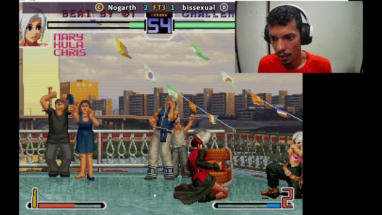 the king of fighters 2002 ao vivo