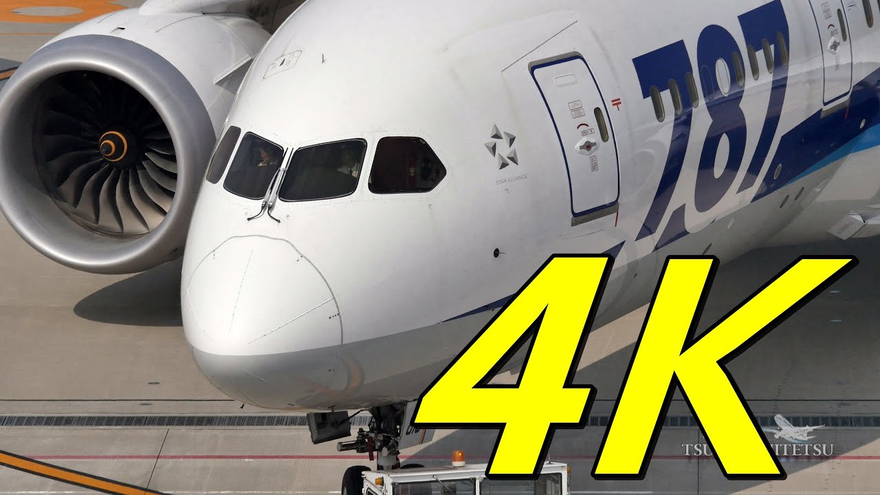 【Panasonic GH4 4K】 4K　ANA Boeing 787　ドリームライナー @Haneda
