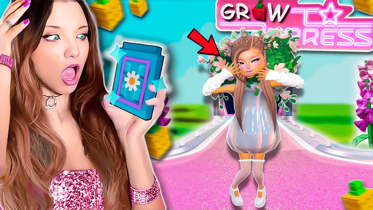 GROW A GARDEN CHALLENGE su DRESS TO IMPRESS !!