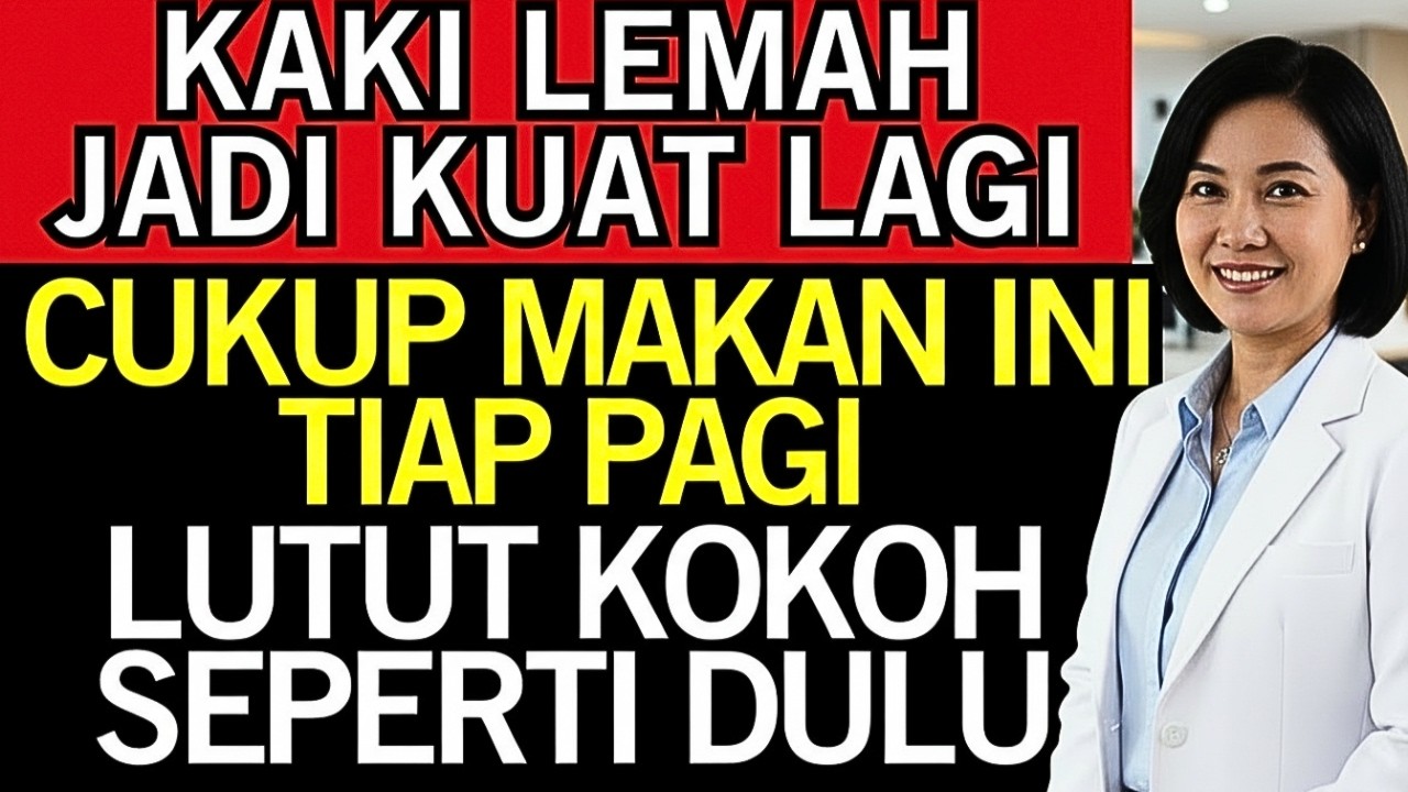 Rahasia KAKI Sekuat BAJA Meski Usia 90‼️Cukup Makan Ini Setiap Hari, Terbukti Ampuh
