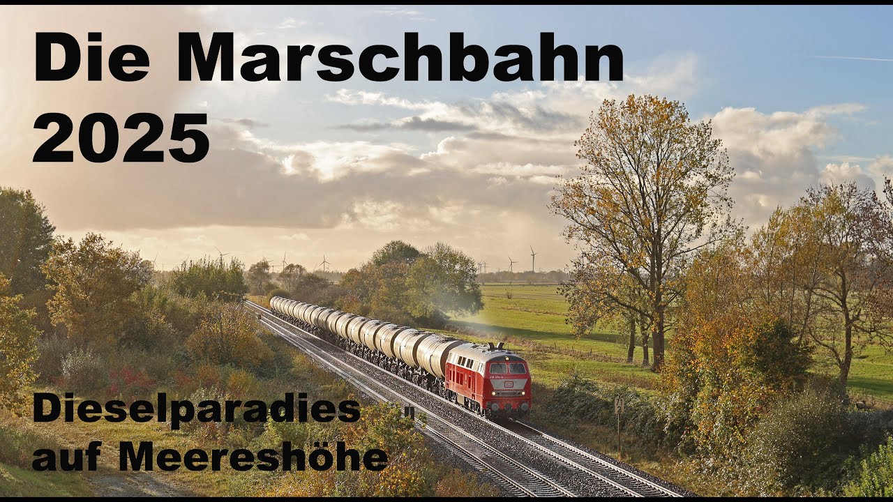 Die Marschbahn 2025 - Abschied von 218, IC1, Kurswagen, Formsignalen
