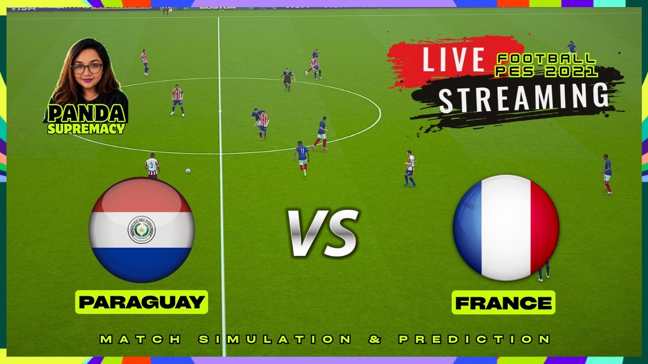 🔴 Paraguay vs France | Live Football Match Simulation | Full Match Stream (eFootball/PES)