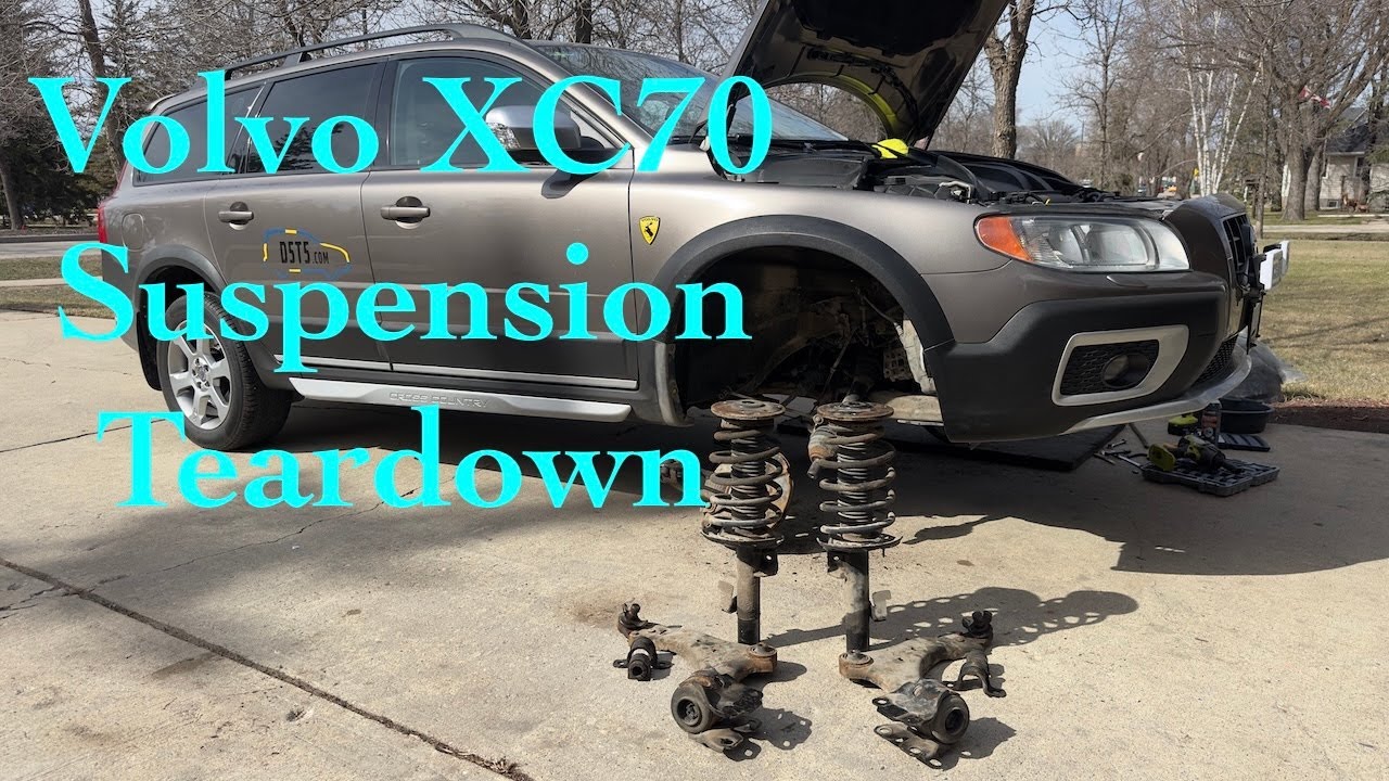 Front suspension teardown on Volvo XC70 P3 Platform. What's wrong with it? Part 1.