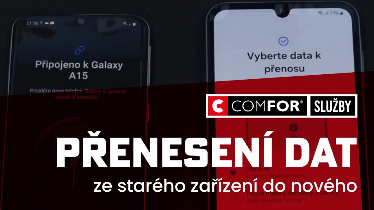 Přenesen&iacute; dat ze star&eacute;ho zař&iacute;zen&iacute; do nov&eacute;ho | COMFOR služby