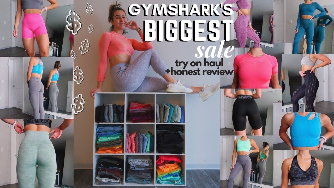 AFFORDABLE GYM OUTFITS FOR STUDENTS | Gymshark Blackout | Try On & Review | AD