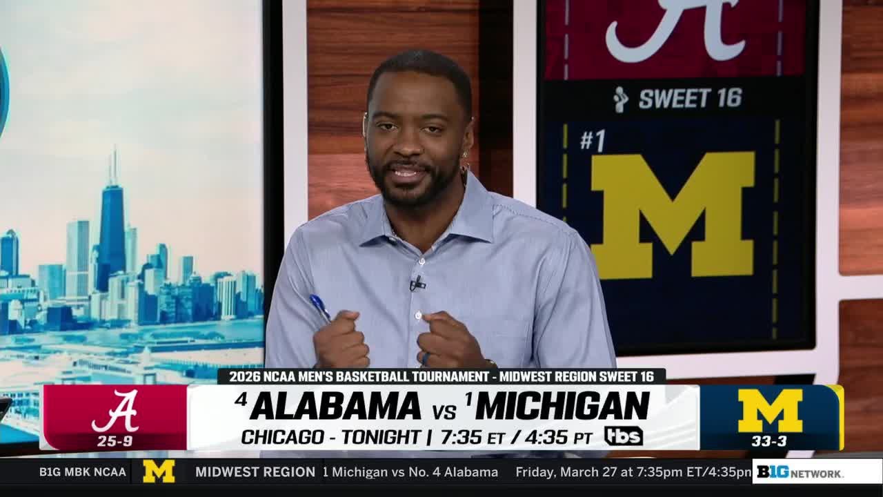 Preview Michigan State vs. UConn and Alabama vs. Michigan in the Sweet 16 | B1G Today