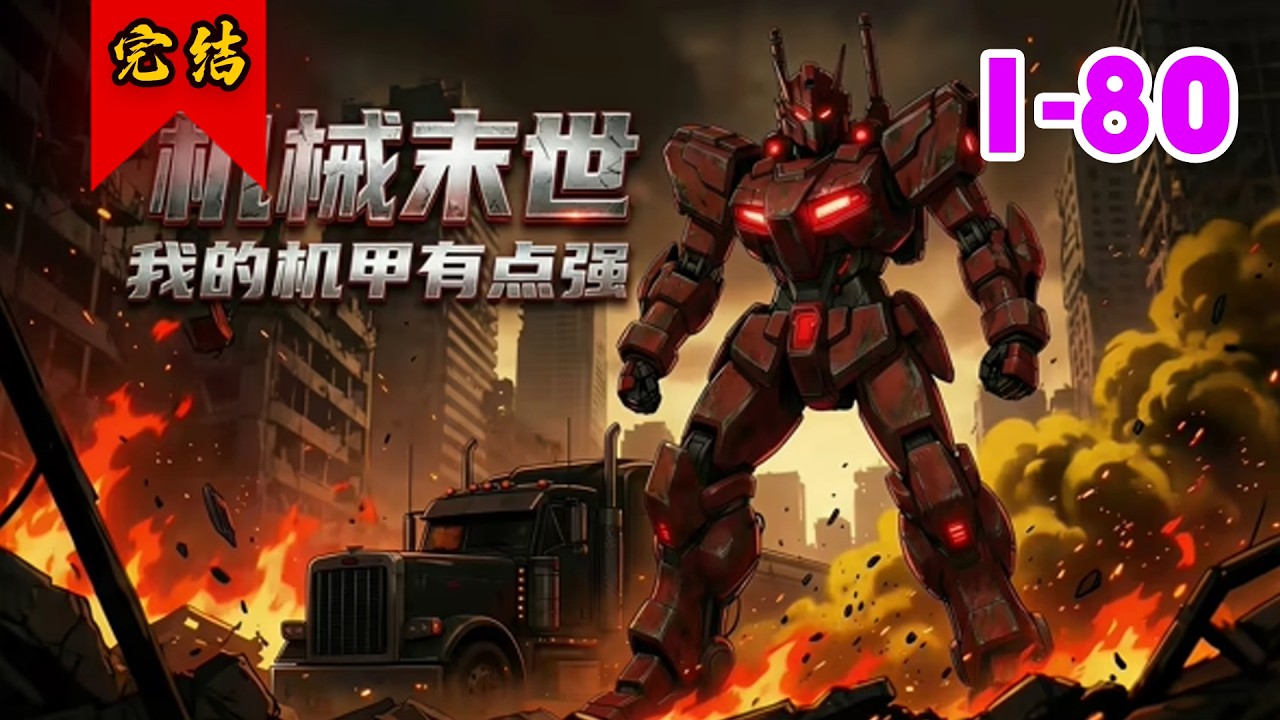 🔥已完结《机械末世，我的机甲有点强》共80集 | 幸而重生至机械降临的七天前，买重卡，进化最强机甲。近战机甲，远战机甲，武器，战盾，浮游炮，加载模块，这一世我统统都要最好的。