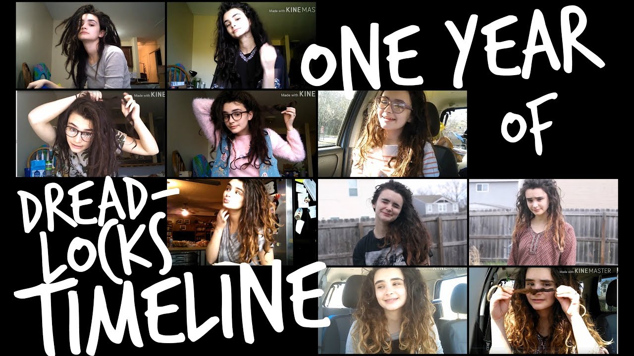 1 Year Of Neglect Dreadlocks | Timeline