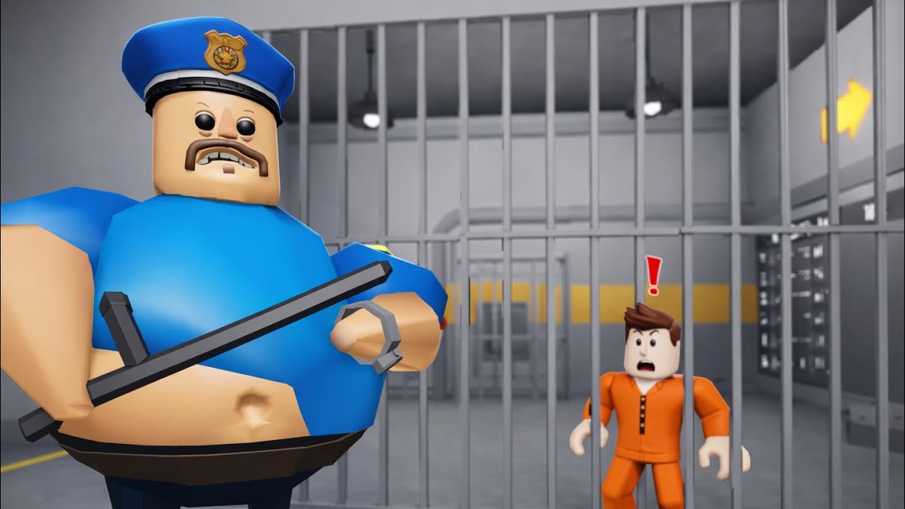 Escape BARRY Prison run! SCARY OBBY Roblox! Gameplay Walkthrough