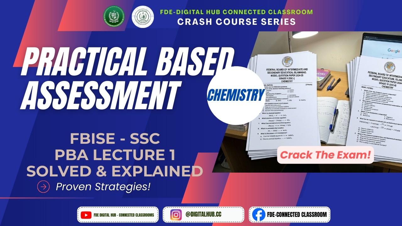 Practical Based Assessment  No. 1 | Chemistry | SSC | Crash Course Series | FDE