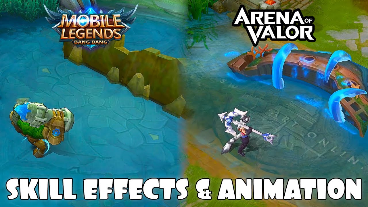 Mobile Legends VS Arena of Valor Skill Effects and Animation