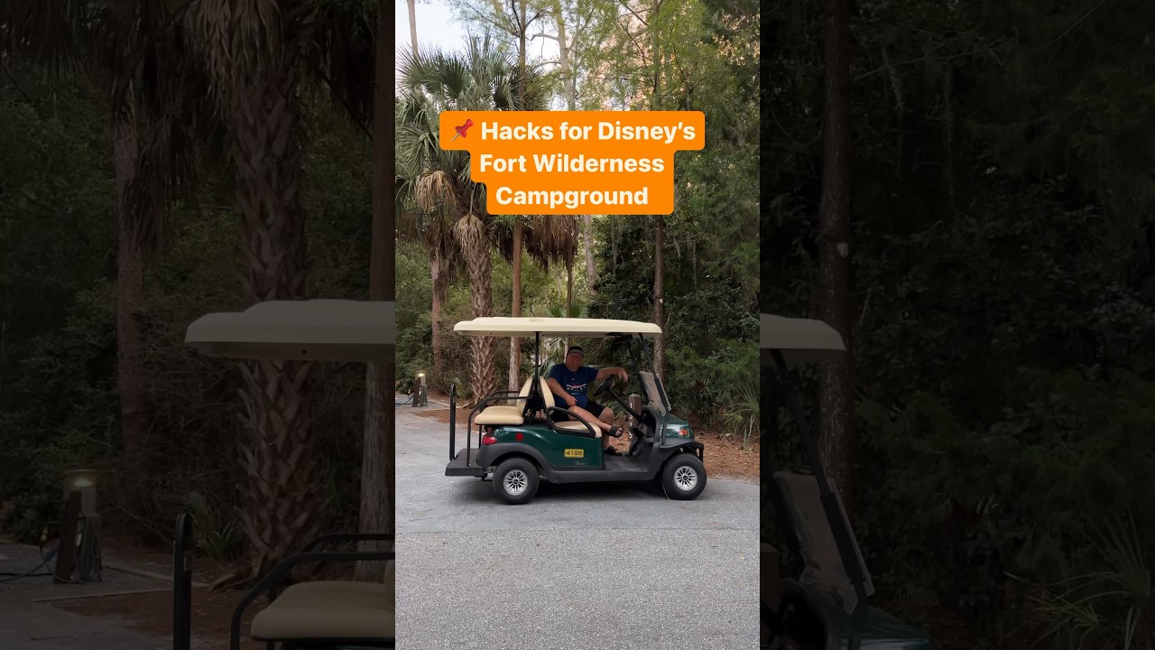 Hacks for camping in Disney World Resort at Fort Wilderness! #camping