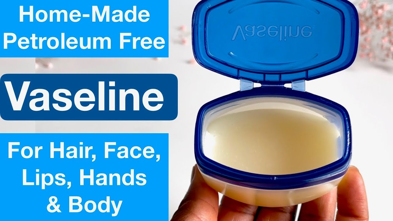 How To Make VASELINE At Home With 2 Ingredients  (Petroleum Free & No Bees Wax)