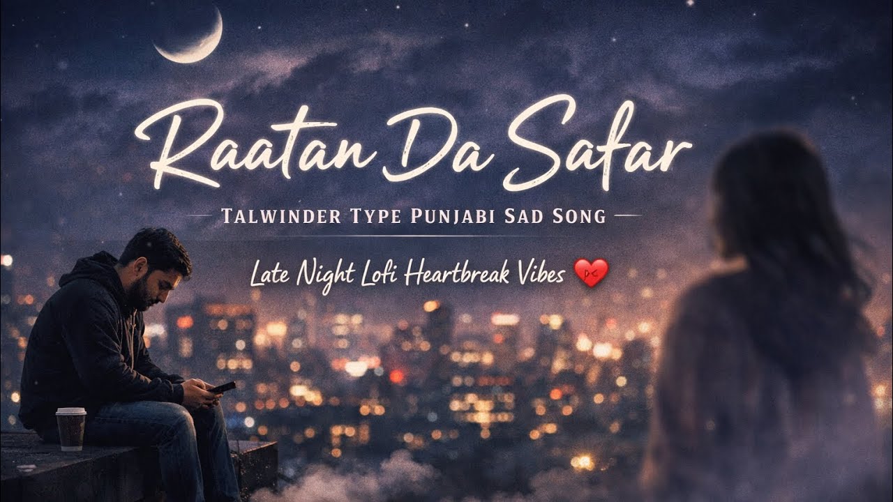 Raatan Da Safar – Talwinder Type Punjabi Sad Song | Late Night Lofi Heartbreak Vibes 💔