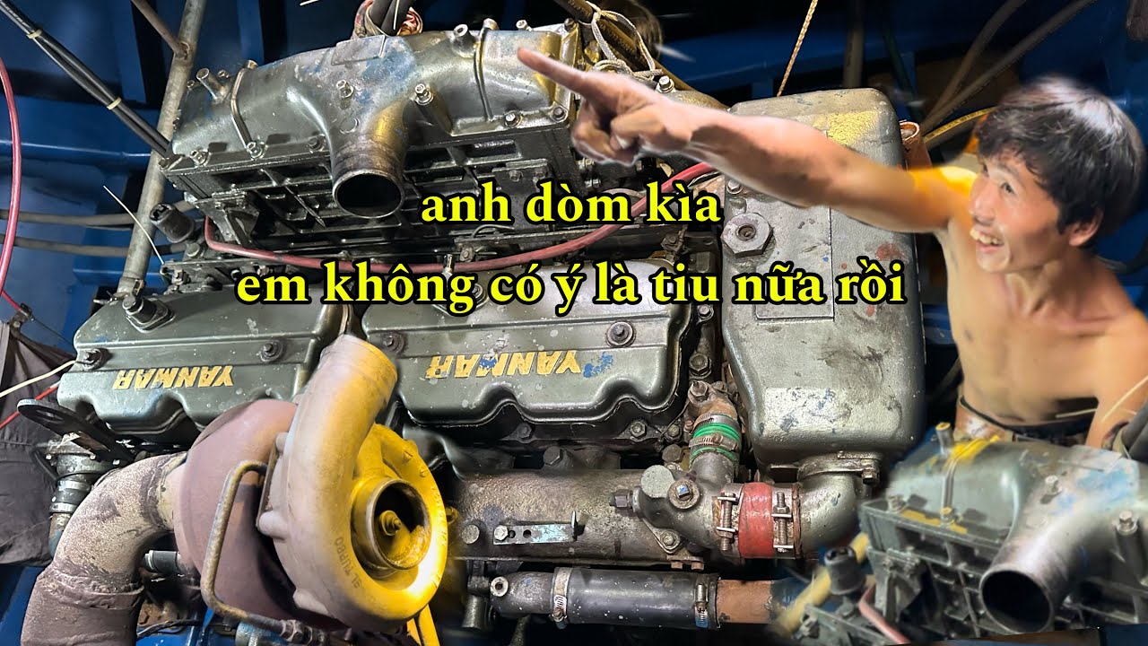 Lộc sửa máy ăn dầu, vô tình phát hiện chi tiết nhỏ mà giúp chủ ghe đỡ tốn mớ tiền