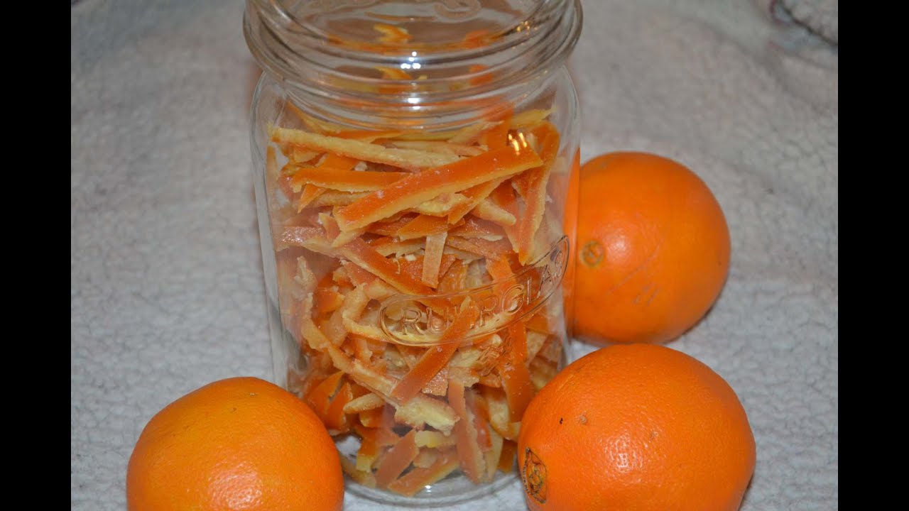 Orangeat selbstgemacht und ohne Zucker