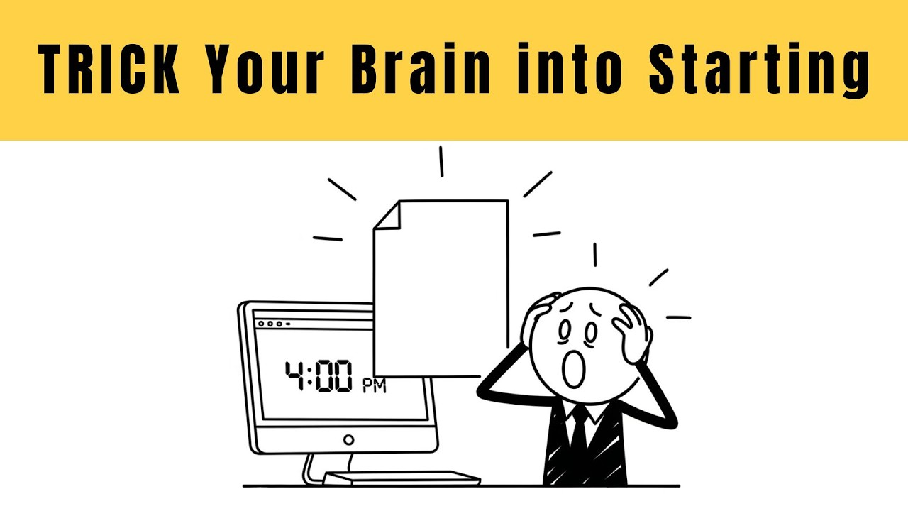 STOP Procrastinating: How to TRICK Your Brain into Starting! (The Science)