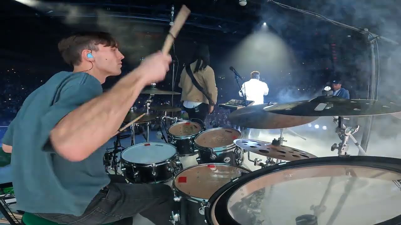 No Longer Bound - Forrest Frank | Malachi O'Connor Drum Cam [Raw GoPro]