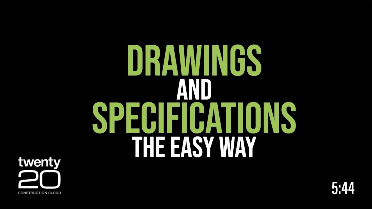 Drawings and Specifications
